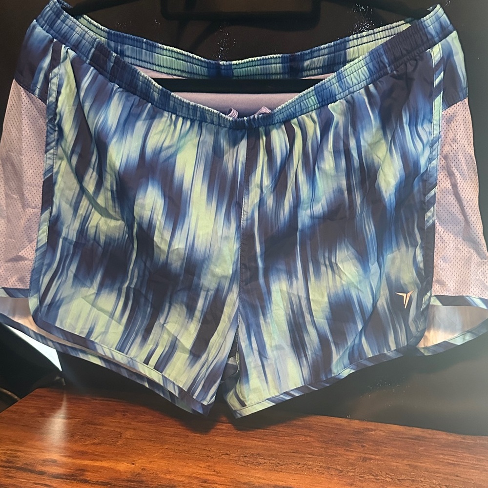 Old Navy Blue and Purple Athletic Shorts